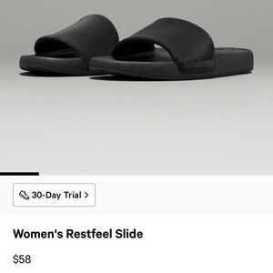 Lululemon Women’s “Restfeel Slide” in Black